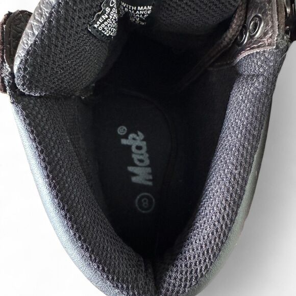 Mack Gorman Steel Toe Work Boots Men’s 8 Brown Leather Oil Resistant Durable - Picture 14 of 14